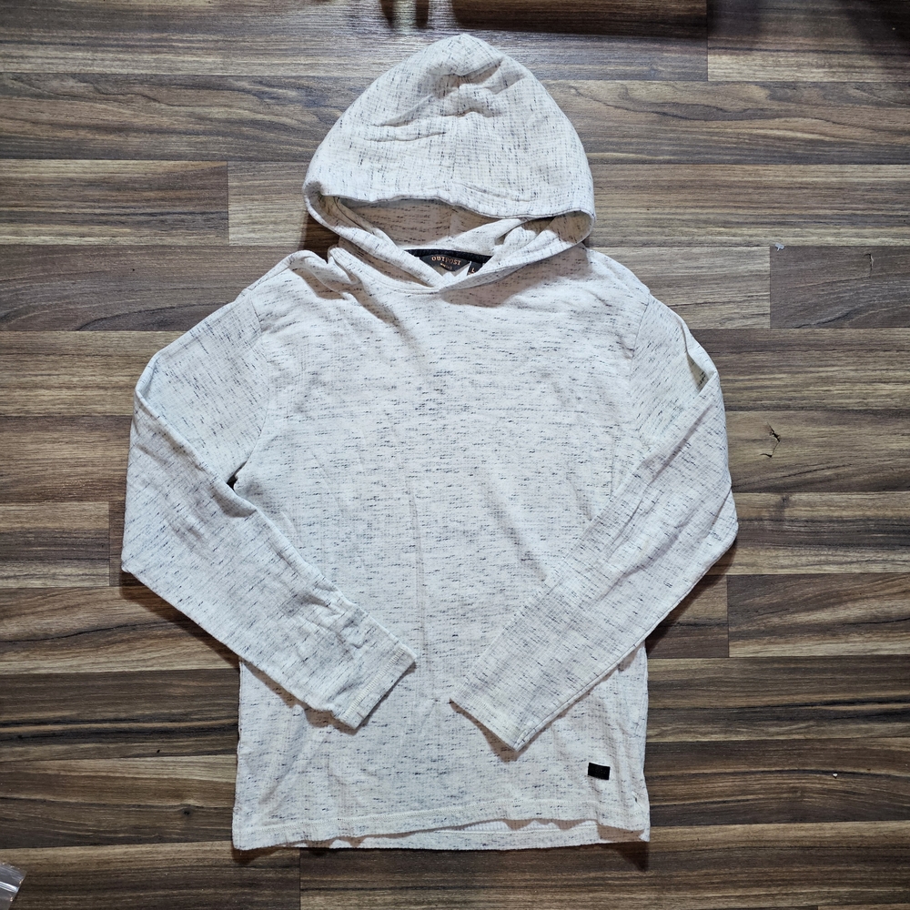 Outposted Makers Light Heathered Gray Hoodie, Men's Large